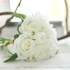 Dekoratif Çiçek Çelenkleri 2021 Oldukça çekici güzel sevimli gül çiçek güzel düğün gelin buket ev
