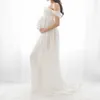 Sexy Maternity Dresses For Photo Shoot Chiffon Pegnant Dresses Photo Session Props Gown Dresses For Pregnant Women Clothes X0902