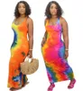 Kadin Günlük Elbiseler Yaz Kolsuz Konumlandırma Baskı Kaşkorse Baskılı Giyim Artı Boyutu S-4XL