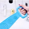 Nuove spazzole magiche in silicone Asciugamani da bagno Sfregamento della schiena Fango Peeling Spazzola per il corpo Cintura da bagno Massaggio esfoliante Cinghia per doccia da bagno