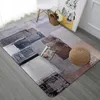 Tapis géométrique Tie Dye tapis Alfombra épais 15mm tapis de sol enfants jouant grand tapis salon rampant tapis soyeux