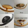 Lâmpadas de bola de vidro led nórdicas luminárias pretas lâmpada de bronze de metal de metal preto Sala de jantar simples lâmpada de lâmpada de lâmpada de suspensão