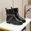 Kvinnor Designer Discovery Flat Ankel Boots Chelsea Boot Casual Äkta Läder Sneakers Formella Bröllopskor 35-40