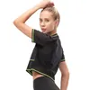 Camisetas para correr de verano para mujer, camiseta holgada de manga corta para gimnasio, camiseta de entrenamiento profesional, ropa de Yoga, camisetas deportivas transpirables de malla de secado rápido