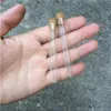 4 ml 10x75mm Küçük Cam Test Tüpü Vials Kavanozlar Corkler Stoper Boş Şeffaf Mason Şişeleri 100 ADET Ücretsiz Shippingjars