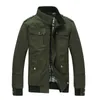 Giubbotto bomber da uomo casual Primavera Esercito Militare Nero Cappotti da uomo Inverno Capispalla maschile Autunno Cappotto 5XL 210909