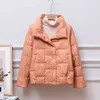 Spring and Autumn Down Jacket Women's Jackets Stand-Up Collar Coat for Women Light Outerwear Female Korean Tops 211013