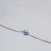 Pérola de água doce 10-11mm único cordão colar pingente perfeito círculo huanchun série