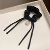 Koreansk Retro Bow Ring Elegant Pearl Temperament Kvinna Hårtillbehör 3 Färger Multi-Choice Högkvalitativ snabb leverans