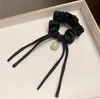 Korean retro bow ring elegant pearl temperament female hair accessories 3 colors multi-choice high quality fast delivery