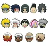 7-12 dagars leverans Cartoon Anime Comic Sasuke Soft Pvc Shoe Charms Jibtz för Clog Shoe Accessories Birthday Haloween Xmas Gift