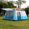 Ombre 5-8 personnes 150D Oxford PU1500 Protection UV étanche à la pluie multifonctionnel abri Portable tente de Camping fête de pique-nique en plein air