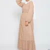 Vestidos casuais 2022 abaya dubai peru hijab vestido de moda muçulmana Índia Islam roupas para mulheres282k