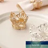 Servetringen Set van 12 Crown Rhinestone Servet Ringen voor Bruiloft Diner Tafel Decor Easter1