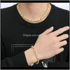 Tennis, afgestudeerd hangers drop levering 2021 hiphop micro verharde kubieke zirkonia bling iced out 8mm geometrische vierkante doos link ketting necklac