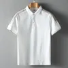 polo de verano de manga corta para hombre, camiseta informal de negocios a juego, top ajustado