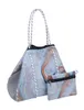 Sacs de soirée mode étanche grande en néoprène sac à main Femmes Femme Tote Casual Tote Bag Sac Cils Packages 2627