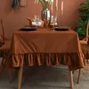 Table doek 140x220cm Holland Velvet TableCloth El Cafe Decoratie Solid Color Multifunction Cover Party Set