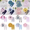 2019 otoño nuevo conjunto de ropa de bebé de algodón de dibujos animados ropa de bebé niños conjunto de traje de niñas 0-3 años ropa de bebé 2413 V2