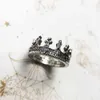 Bague Vintage Crown925 Sterling Silver Romantique Fine Jewerly2021 Été Marque Magique Boho Look Cadeau Pour Les Femmes
