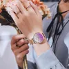 Sunkta Kobiety Zegarki Damskie Japonia Ruch Kwarcowy Prosta Wodoodporna Rose Gold Ze Stali Nierdzewnej Mesh Ladies Watch Relogio Feminino 210517