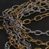 Correntes Colares de Chokers de aço inoxidável para mulheres colar de corrente cubana homens básicos punk toque twist ouro link jóias de festa