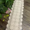 手作りの綿かぎ針編みの布のレースのドイリーフラワーランナーの家のコーヒーショップの飾り1pcs /ロット