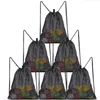 Sacs de rangement pour la maison sac à provisions réutilisable fruits légumes épicerie outil maille tissu sac à cordon CGY190