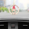 Decorazioni per interni Ciondoli natalizi in legno Albero di Natale creativo Ornamenti appesi per la decorazione domestica Accessori per auto Acessorios Para Carro