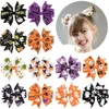 120pcs Baby Halloween Grosgrain Ribbon Bows With Clip Girls Party Favor Child Ghost Pumpkin Kids Girl Pinwheel Hair Clips HairPin Accessories 12 Styles for Sale