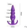 4 stycke set silikon anal dildo man prostata massager anal pärlor plugga g spot butt plug masturbation anal sex leksaker för par x0401