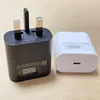 UK PULG väggladdare USB C för Samsung PD 25W Laddare Galaxy S20 / S20 Ultra / Not10 / Not 10 plus TA800