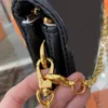 Top Famous Designer CrossBag Luxury Men's and Women's Black Leather Chain Shoulder Bag Fashion Trend Messenger Bag top