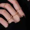 Anillos de banda 925 anillo de plata de plata esterlina estilo simple versátil índice compacto anillo de dedos joyas de moda