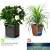 Tree Planting Bag Vegetable Pot Felt Material Repeatedly Use Non-woven Fabric Black Color 6pcs Handles Gallon Growing Bags Planters & Pots