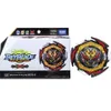 الغزل العلوي الأصلي Tomy Beyblade Burst DB B187 Sr Saber Valkyrie SH7 مع Beyblade ER B188 Pre 2108035105246