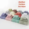 Japanese Pure Cotton Super Absorbent Large Towel Face/Bath Thick Soft Bathroom s Comfortable Beach s 17 Colors 210728