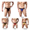 Sous-vêtements pour hommes Sexy Slip respirant String Jock Strap G-string Bulge Pouch Sous-vêtements Lingerie Low Rise U Convex T-back Male