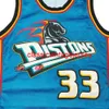 Stitched Rare #33 Hill Basketball Jersey broderi Anpassad Alla namn nummer XS-5XL 6XL