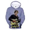 Heren Hoodies Sweatshirts 2021 3D Vianney Hoodie Sweatshirt Mannen / Dames Mode Streetshirt Hoody Pullover Polyester Eenvoudige klassieke kleren