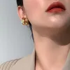 Fashion Designer Gold Color Earrings Stud Temperament Celebrities INS Style Earring Bijoux For Women Lady Famous Jewelry Party Wed2440732