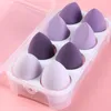8 datorer Makeup Sponge Cosmetic Puff Women Girl Beauty Tool Kits Smooth Blender Foundation Swonges For Face Care5282733