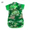 Dziewczyny Dresses Little Girls Champagne Blossom Wzór Silk Chinese Dress Rękaw, Cheongsam Suknia!