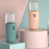 30ml Nano Mist Sprayer Novedad Iluminación Portátil Mini Handheld Verano Hidratante Facial Face Steamer Humidificador Cool-Mist Spray Belleza Cuidado de la piel