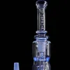 8.6 Inch Tall Hookah Bong Klein Dab Rig Glass Oil Rigs Recycler Smoking water pipe Clear joint size 14.4mm