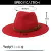 Sun Straw Hat Spring Summer Women Outdoor Travel Sun Protection Big Brim Hat Yellow Red Goth Top Vintage Jazz Beach Cap för Men8091662