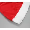 Personalisierter Komfort Rot Weihnachten Hut Sublimation Weihnachtsmützen Dekor Plüsch Santa Claus Geschenkkappe