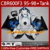 Bodys +Tank For HONDA CBR600 CBR 600 F3 FS CC 600F3 95-98 Bodywork 64No.48 600FS 600CC CBR600F3 95 96 97 98 CBR600-F3 CBR600FS 1995 1996 1997 1998 Green&flames Fairing Kit