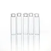 1 ml Glas-Tropfflaschen, Mini-Tropfflaschen für ätherische Öle, leere Reise-Probenfläschchen, Parfümflaschen-Röhre
