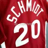 100% coutumes cousées Mike Schmidt 1979 Jersey Mens Hommes Femmes jeunes Baseball Jersey XS-6XL